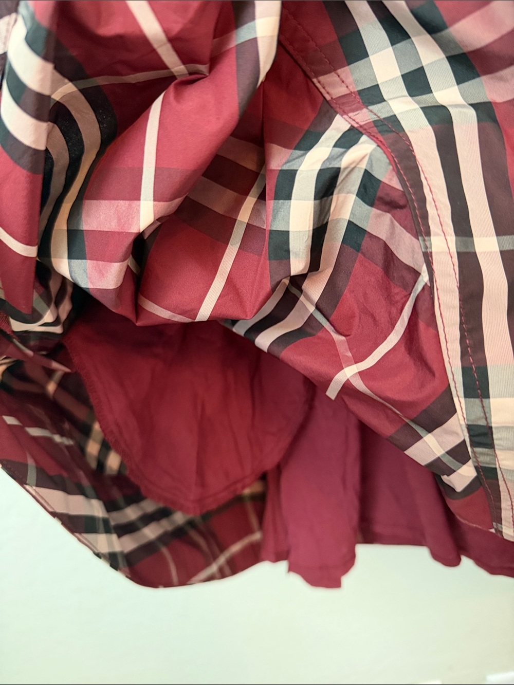 Anthropologie Maeve tartan plaid mini babydoll dress XS - Picture 6 of 9